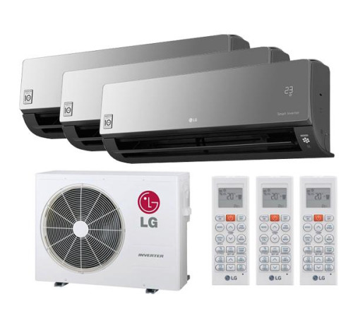 Внешний блок LG MU3M21 UE2R0 6.2 кВт «Внутренние блоки мульти-сплит-системыAM07BP 2.1 кВт 3 шт